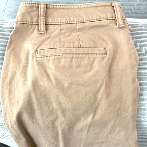 Talbots Khaki/Tan Straight Leg Chino. Size 12 Petite. Made with 2% Spandex - Picture 6 of 11